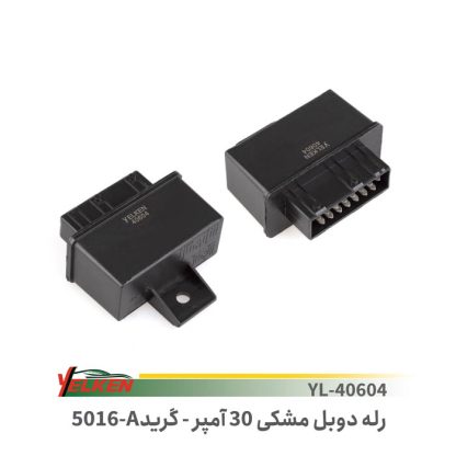 رله دوبل مشکیa30یلکن 5016